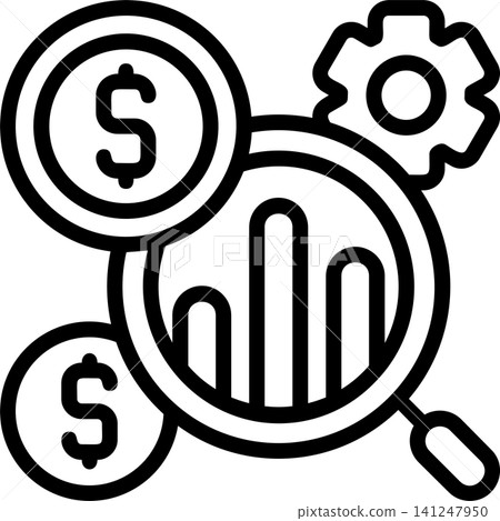 ROI Analysis Modern and Creative Icon ROI Analysis Modern and Creative Icon 141247950