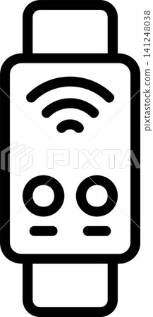 Wearable Device Modern and Creative Icon Wearable Device Modern and Creative Icon 141248038