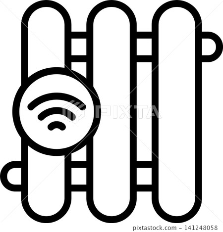Smart Heating Modern and Creative Icon Smart Heating Modern and Creative Icon 141248058