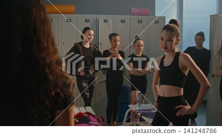 Teenage Girls Display Bullying, Peer Pressure and Social Conflict 141248786