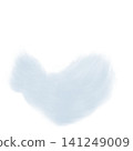 White hand-drawn brush effect transparent PNG material 141249009
