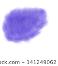 Purple hand-drawn brush effect transparent PNG material 141249062