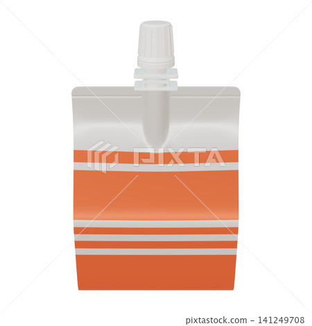 Nutritional supplement illustration material: Jelly drink (1_5) Orange Nutritional supplement illustration material: Jelly drink (1_5) Orange 141249708
