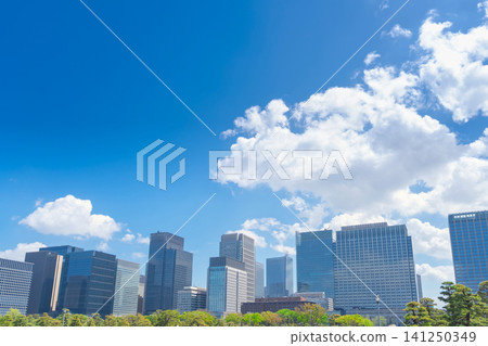 Tokyo's Marunouchi Buildings in Early Summer Tokyo's Marunouchi Buildings in Early Summer 141250349