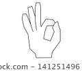 OK 手勢圖標 141251496
