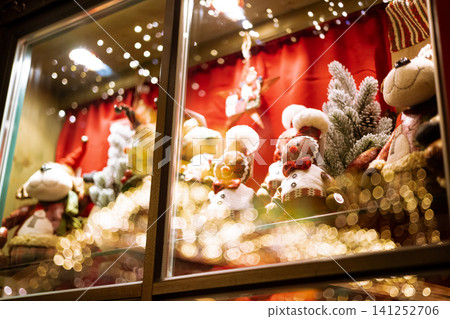 Shop window displays that adorn German Christmas Shop window displays that adorn German Christmas 141252706