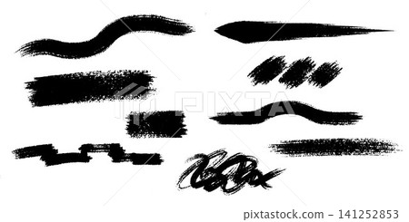 Brush Strokes and Scribbles Elements set, grunge brush strokes texture Brush Strokes and Scribbles Elements set, grunge brush strokes texture 141252853
