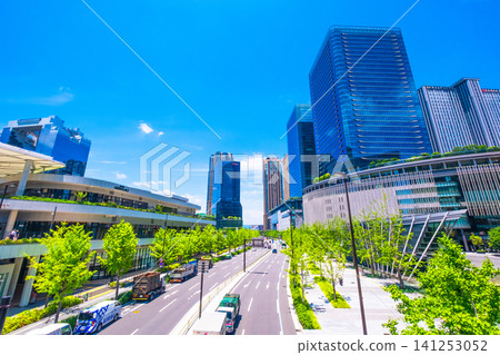 Umeda area around JR Osaka Station: cluster of skyscrapers Umeda area around JR Osaka Station: cluster of skyscrapers 141253052