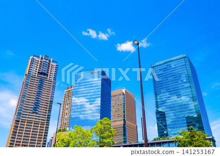 Umeda area around JR Osaka Station: cluster of skyscrapers Umeda area around JR Osaka Station: cluster of skyscrapers 141253167
