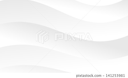 abstract white background with wavy lines   141253981