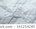 crumpled line paper texture background,  blank sheet notebook 141254285