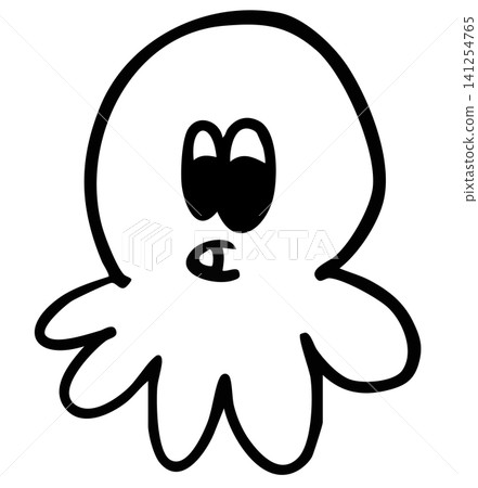 Hand drawn octopus outline for kid colouring book, art, painting, sea lives, animals, aquarium, souvenir shop, cartoon character, comic, mascot, shirt print, plush toy, kid doll, brooch, under the sea Hand drawn octopus outline for kid colouring book, art, painting, sea lives, animals, aquarium, souvenir shop, cartoon character, comic, mascot, shirt print, plush toy, kid doll, brooch, under the sea 141254765