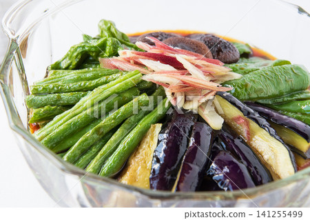 Deep fried summer vegetables 141255499