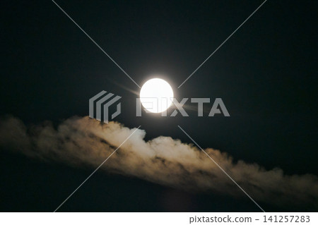 A fantastical night painted by the moon and clouds A fantastical night painted by the moon and clouds 141257283