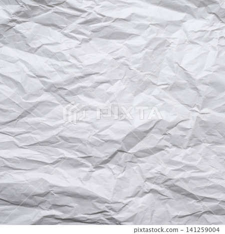 square crumpled paper texture white background 141259004