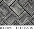 Rough gray concrete stone wall 141259010
