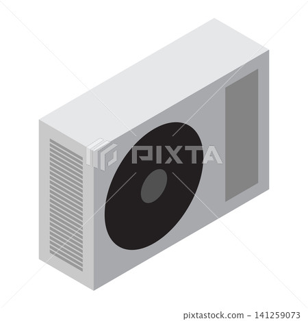 Isometric air conditioner. Illustration of smart air conditioning system. Ventilation technology. Home appliance illustration Isometric air conditioner. Illustration of smart air conditioning system. Ventilation technology. Home appliance illustration 141259073