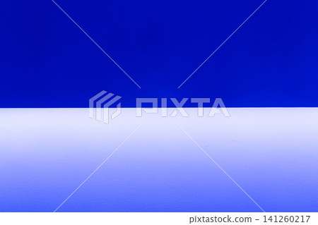 Blue Two Color Abstract Wall Design Modern Interior Empty Blank Background Backdrop Neon Light Blue Two Color Abstract Wall Design Modern Interior Empty Blank Background Backdrop Neon Light 141260217