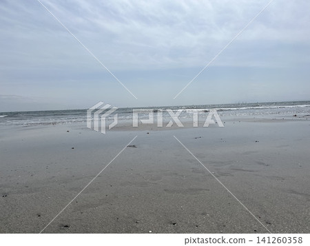 Sandy beach and sea Sandy beach and sea 141260358