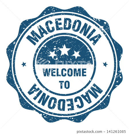 Welcome to Macedonia red grunge round stamp. Welcome to Macedonia stamp Welcome to Macedonia red grunge round stamp. Welcome to Macedonia stamp 141261085
