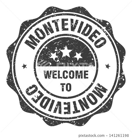 Welcome to Montevideo black grunge round stamp. Welcome to Montevideo stamp Welcome to Montevideo black grunge round stamp. Welcome to Montevideo stamp 141261198