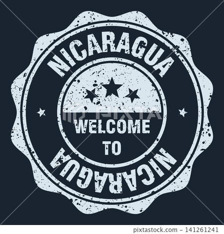 Welcome to Nicaragua white grunge round stamp. Welcome to Nicaragua stamp Welcome to Nicaragua white grunge round stamp. Welcome to Nicaragua stamp 141261241