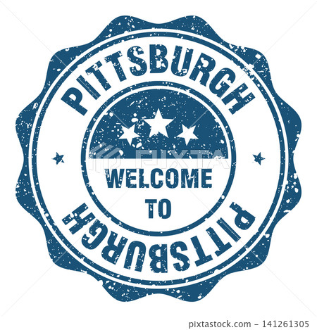 Welcome to Pittsburgh red grunge round stamp. Welcome to Pittsburgh stamp Welcome to Pittsburgh red grunge round stamp. Welcome to Pittsburgh stamp 141261305