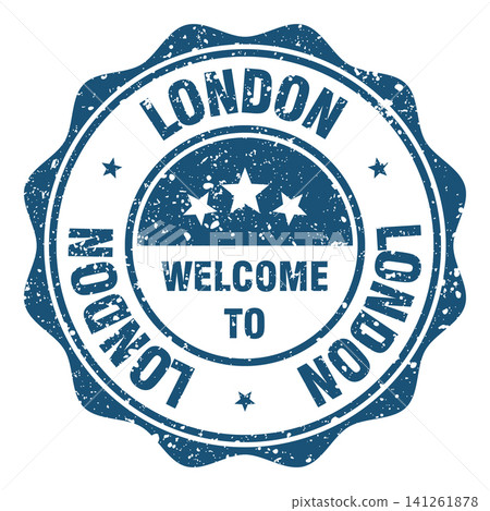 Welcome to London red grunge round stamp. Welcome to London stamp Welcome to London red grunge round stamp. Welcome to London stamp 141261878