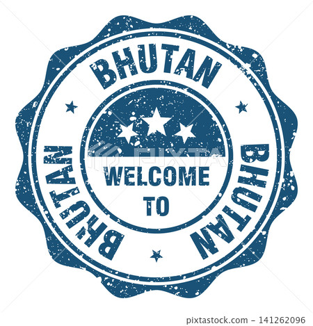 Welcome to Bhutan red grunge round stamp. Welcome to Bhutan stamp Welcome to Bhutan red grunge round stamp. Welcome to Bhutan stamp 141262096