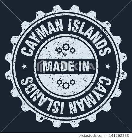 Made in Cayman Islands white grunge round stamp. Made in Cayman Islands stamp Made in Cayman Islands white grunge round stamp. Made in Cayman Islands stamp 141262288