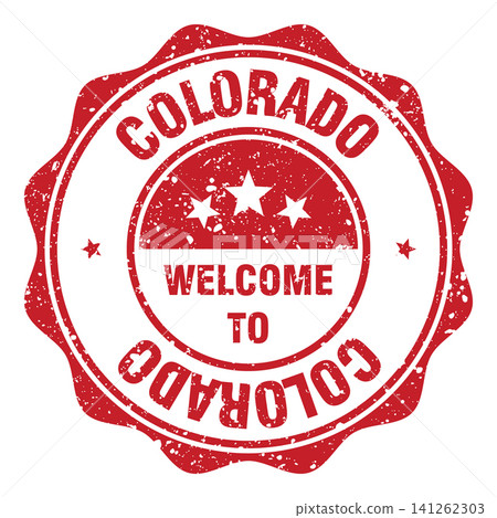 Welcome to Colorado red grunge round stamp. Welcome to Colorado stamp Welcome to Colorado red grunge round stamp. Welcome to Colorado stamp 141262303