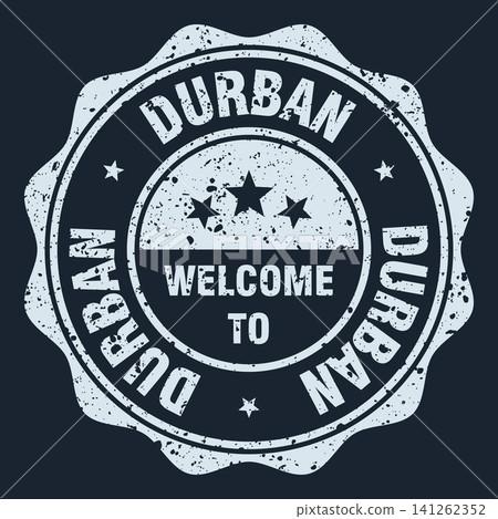 Welcome to Durban white grunge round stamp. Welcome to Durban stamp Welcome to Durban white grunge round stamp. Welcome to Durban stamp 141262352
