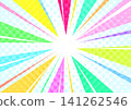 Colorful and cute vector graphic of bubbles popping out, with converging lines on a white background. Suitable for posters and advertisements. 141262546
