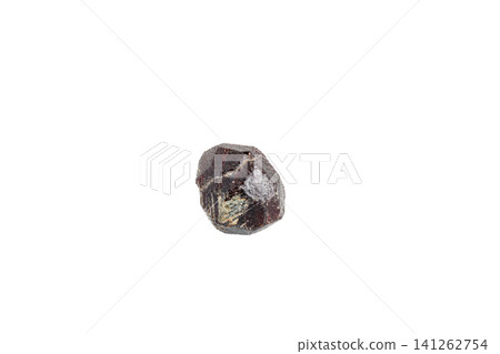 garnet mineral stone macro on white background garnet mineral stone macro on white background 141262754