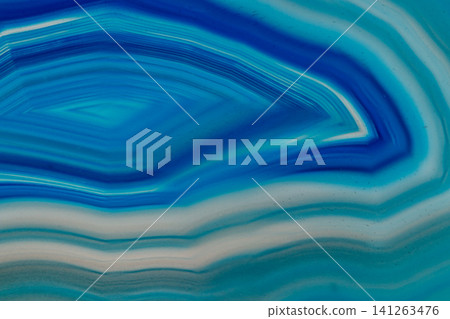 Macro mineral stone Blue Agate breed a white background Macro mineral stone Blue Agate breed a white background 141263476