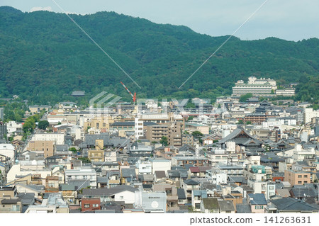 View of the Higashiyama area from Hotel Okura Kyoto (taken in July 2026) 141263631