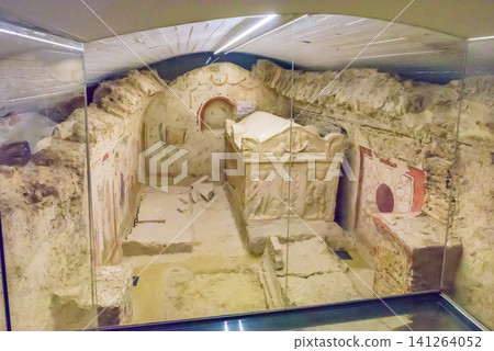 Ancient Roman sarcophagi and frescoes in the Early Christian Necropolis and Chapel of Pécs, a World Heritage Site 141264052