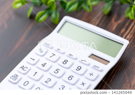 White Calculator White Calculator 141265049