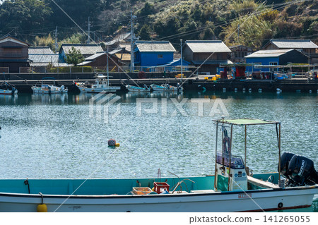【傳統建築群重要保護區】出羽島:漁港早春景色 1、德島縣海府郡麥町 【傳統建築群重要保護區】出羽島:漁港早春景色 1、德島縣海府郡麥町 141265055