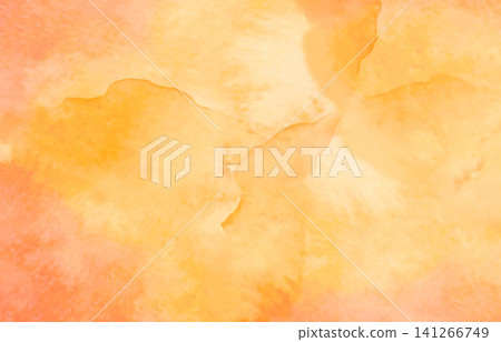 A golden New Year's card background painted in watercolor. A golden New Year's card background painted in watercolor. 141266749