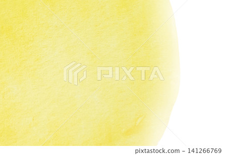 Yellow circular gradient drawn on Japanese paper Yellow circular gradient drawn on Japanese paper 141266769