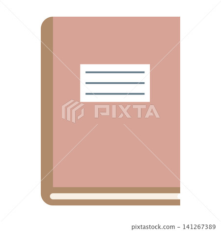 Pink notebook or diary for writing and learning Pink notebook or diary for writing and learning 141267389