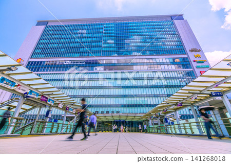 Yokohama cityscape, Japan, July 15th. Towards tomorrow… Views of Shin-Yokohama Station and other areas. Towards a new era. Yokohama cityscape, Japan, July 15th. Towards tomorrow… Views of Shin-Yokohama Station and other areas. Towards a new era. 141268018