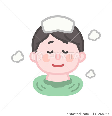 一個人進入溫泉 141268063