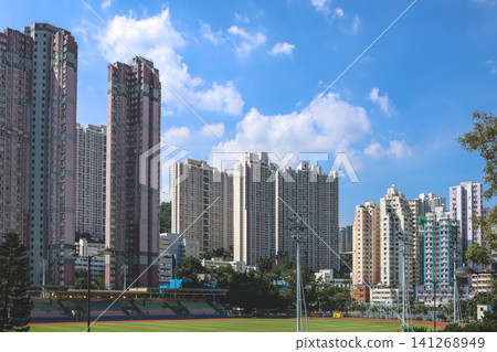 July 11 2026. Hong Kong Residential High Rises at Kwai Fong Kwai Chung 141268949