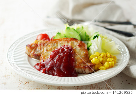sauteed pork sauteed pork 141269525