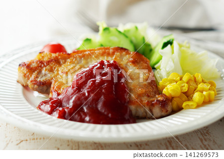 sauteed pork sauteed pork 141269573