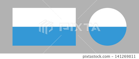 Bavaria flag circle, rectangle icon, badge. Set of Free german State of Bavaria flag button, sticker, banner, background round, rectangular. Bavaria flag circle, rectangle icon, badge. Set of Free german State of Bavaria flag button, sticker, banner, background round, rectangular. 141269811