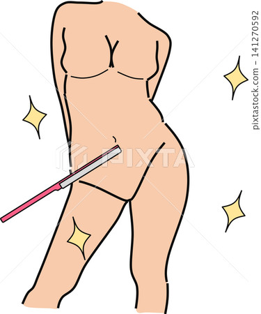 hair removal illustration hair removal illustration 141270592