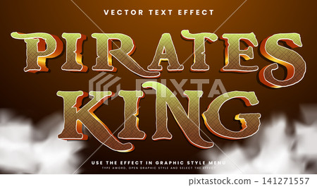 Pirates King editable text effect template Pirates King editable text effect template 141271557